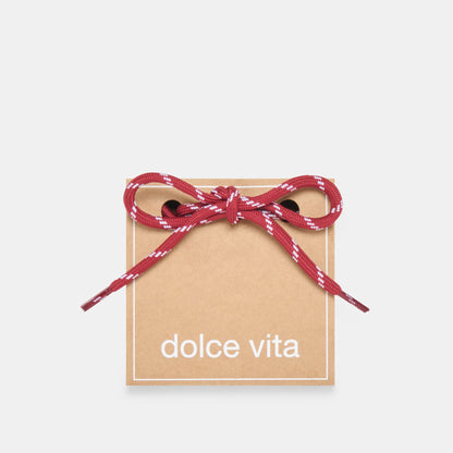 TICK MARK CORD LACE BURGUNDY MULTI Dolce Vita