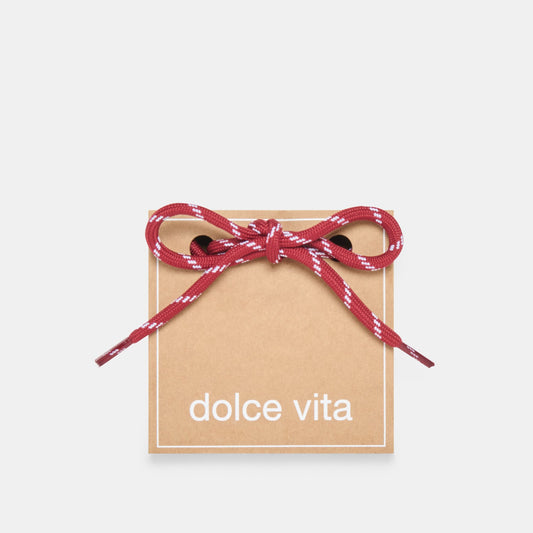 TICK MARK CORD LACE BURGUNDY MULTI Dolce Vita