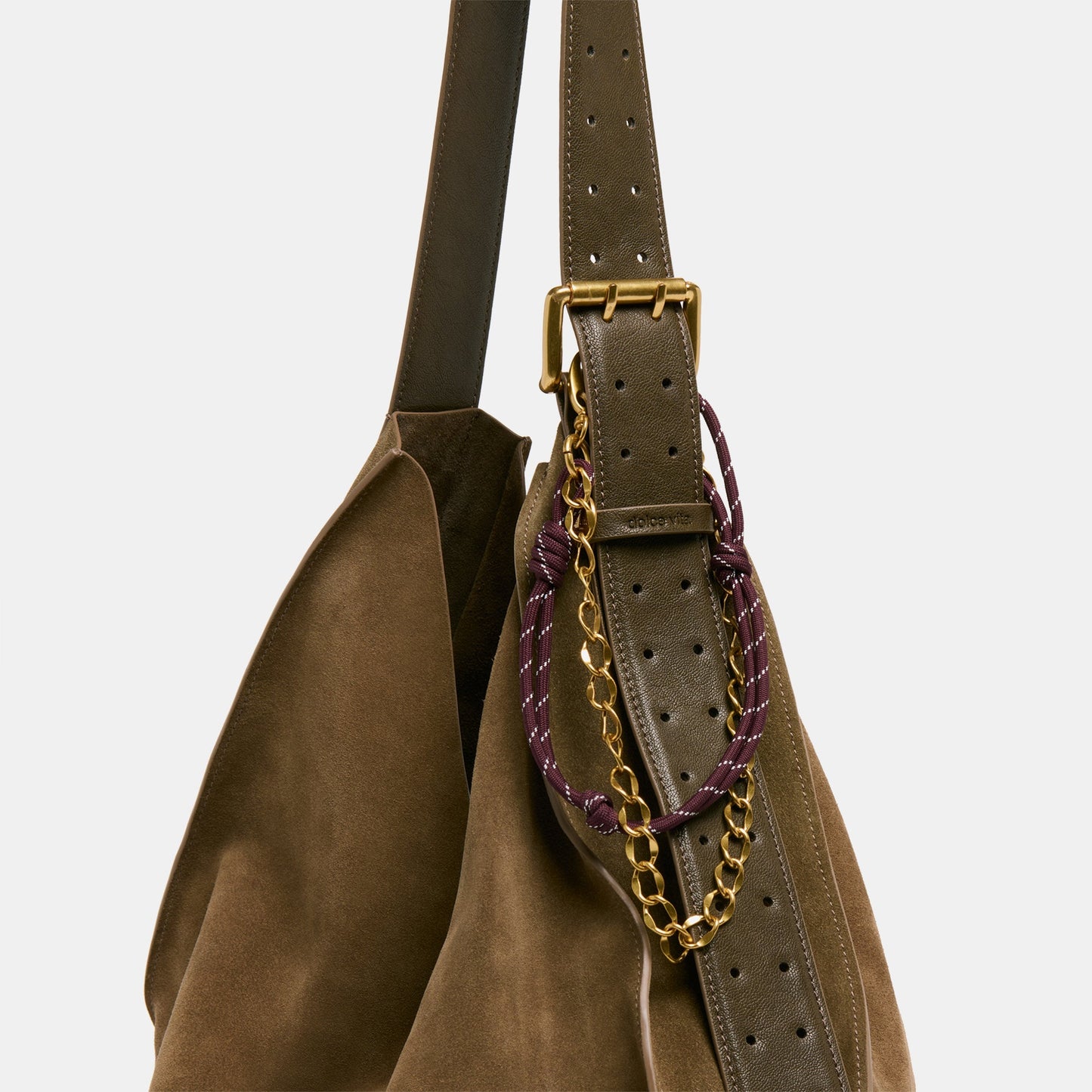 Rope + Chain Burgundy Multi Bag Charm Dolce Vita