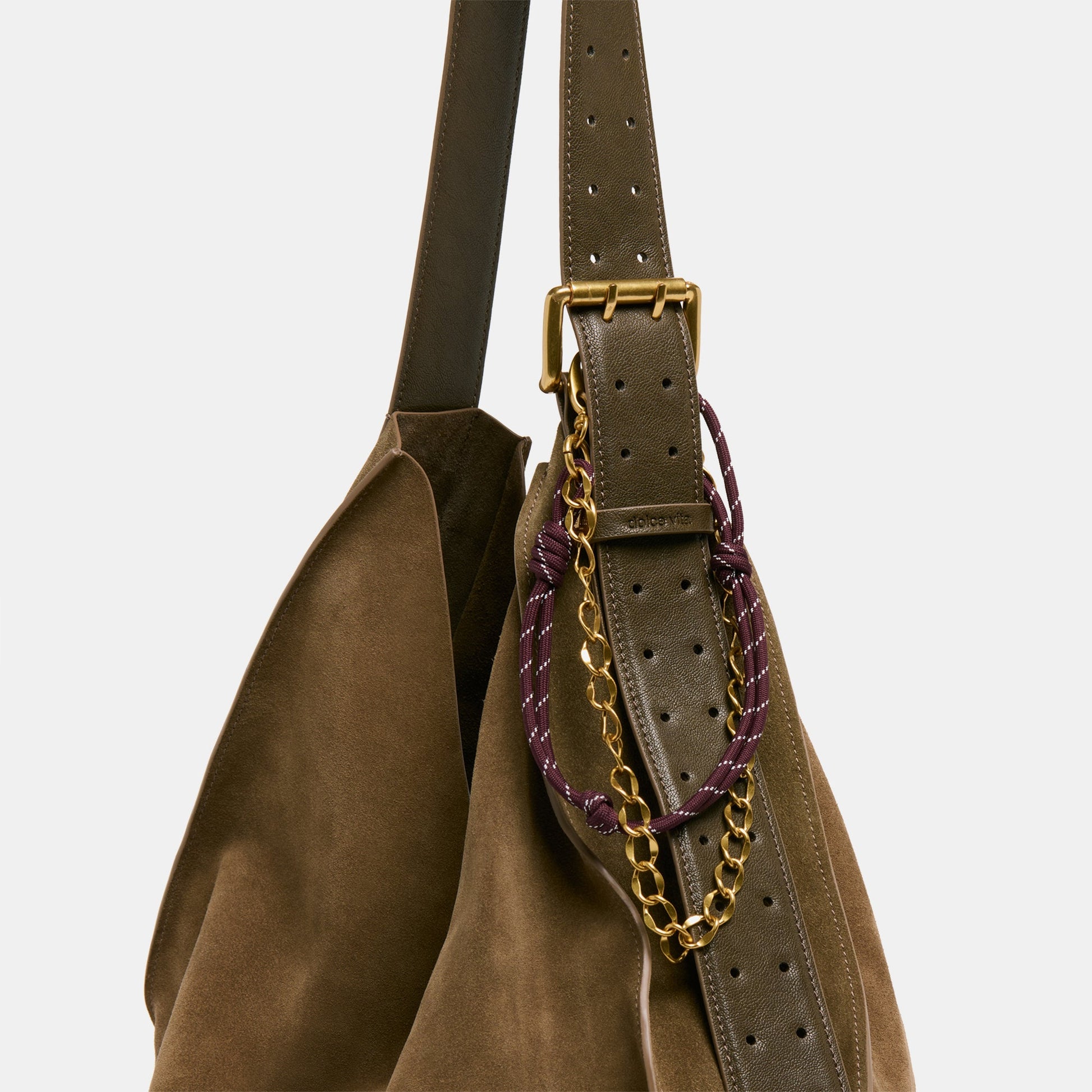 Rope + Chain Burgundy Multi Bag Charm Dolce Vita