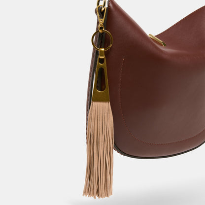 Fringe Tassel Camel Bag Charm Dolce Vita