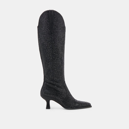 ARIANA CRYSTAL BOOTS BLACK METALLIC CRYSTAL Dolce Vita