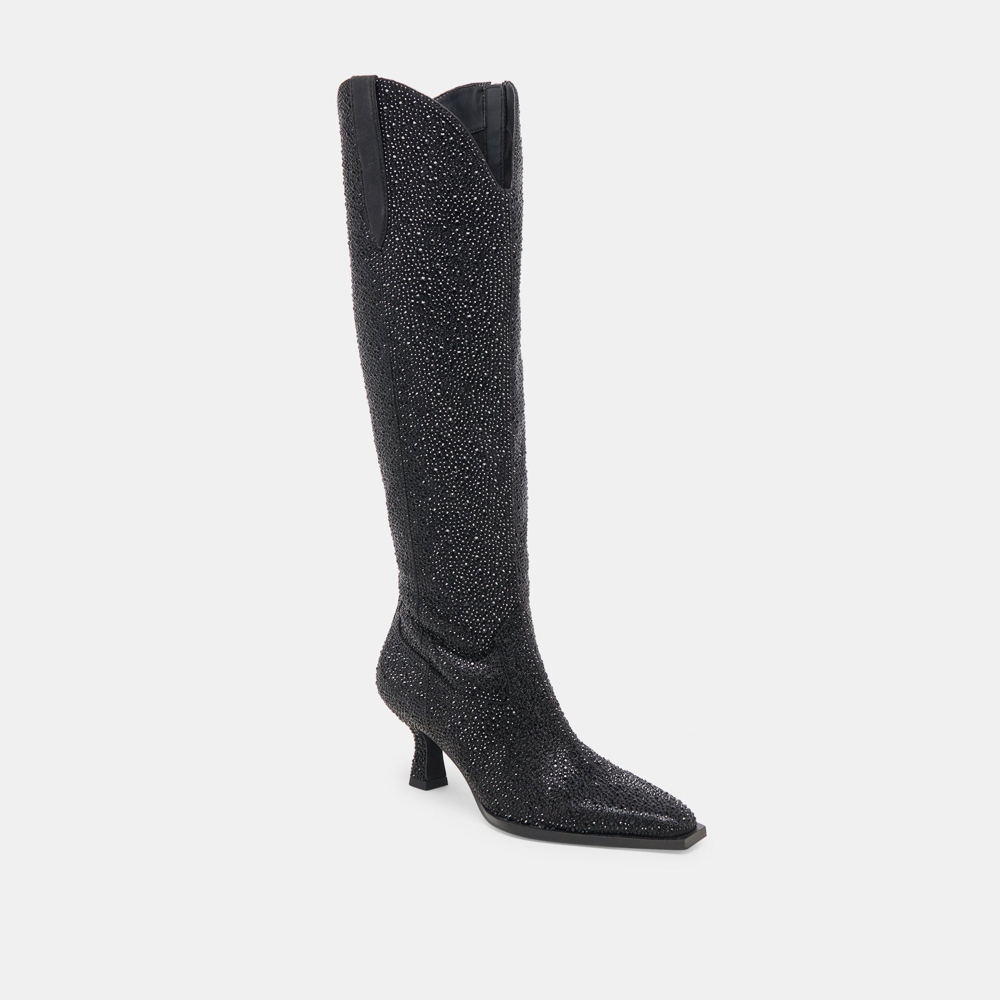ARIANA CRYSTAL BOOTS BLACK METALLIC CRYSTAL Dolce Vita