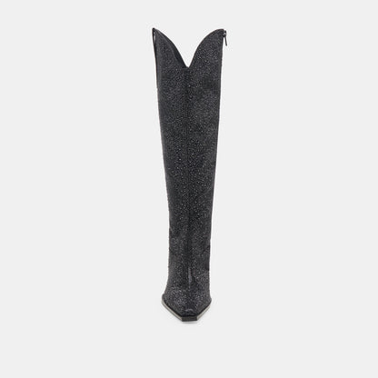 ARIANA CRYSTAL BOOTS BLACK METALLIC CRYSTAL Dolce Vita