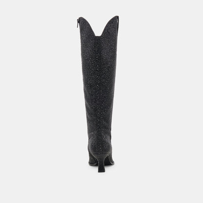 ARIANA CRYSTAL BOOTS BLACK METALLIC CRYSTAL Dolce Vita