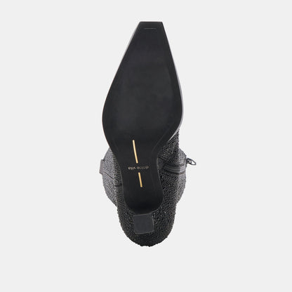 ARIANA CRYSTAL BOOTS BLACK METALLIC CRYSTAL Dolce Vita