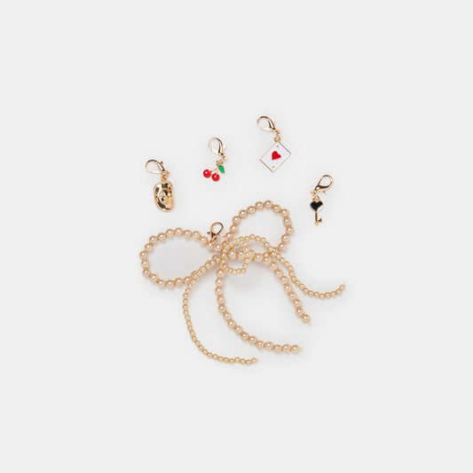 GOLD BOW CHARM PACKAGE ASSORTED Dolce Vita