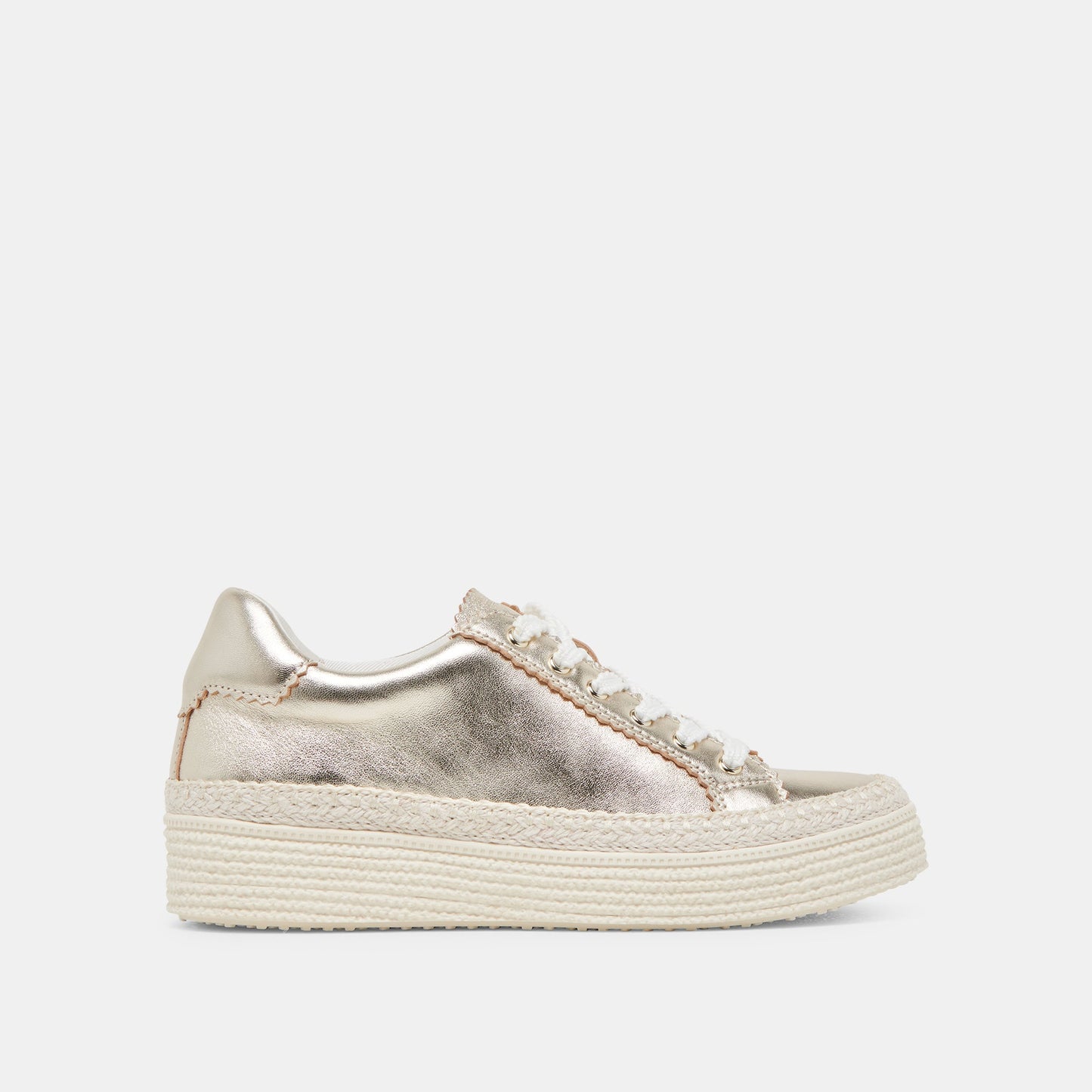 LENNIX SNEAKERS LIGHT GOLD METALLIC LEATHER Dolce Vita
