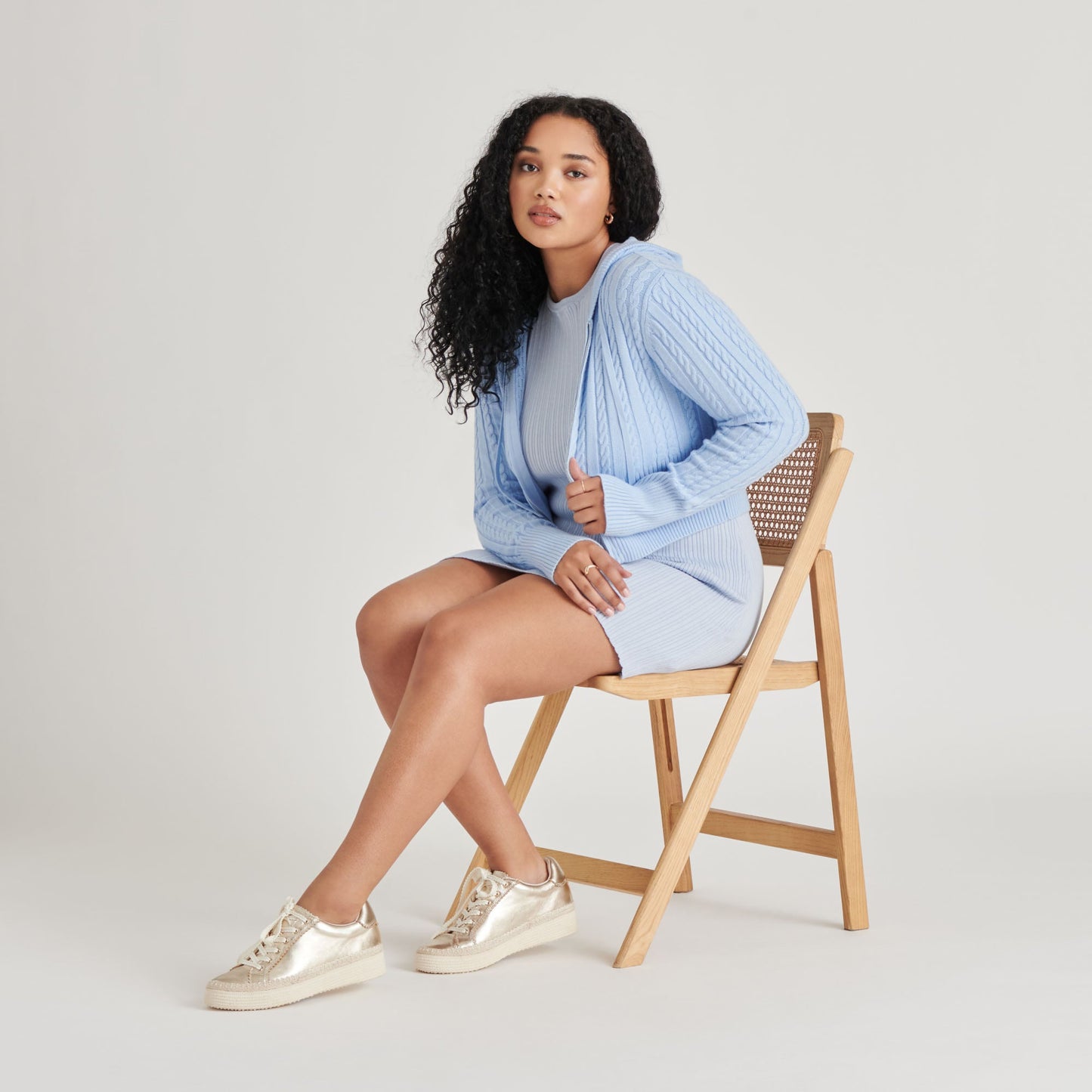 LENNIX SNEAKERS LIGHT GOLD METALLIC LEATHER Dolce Vita