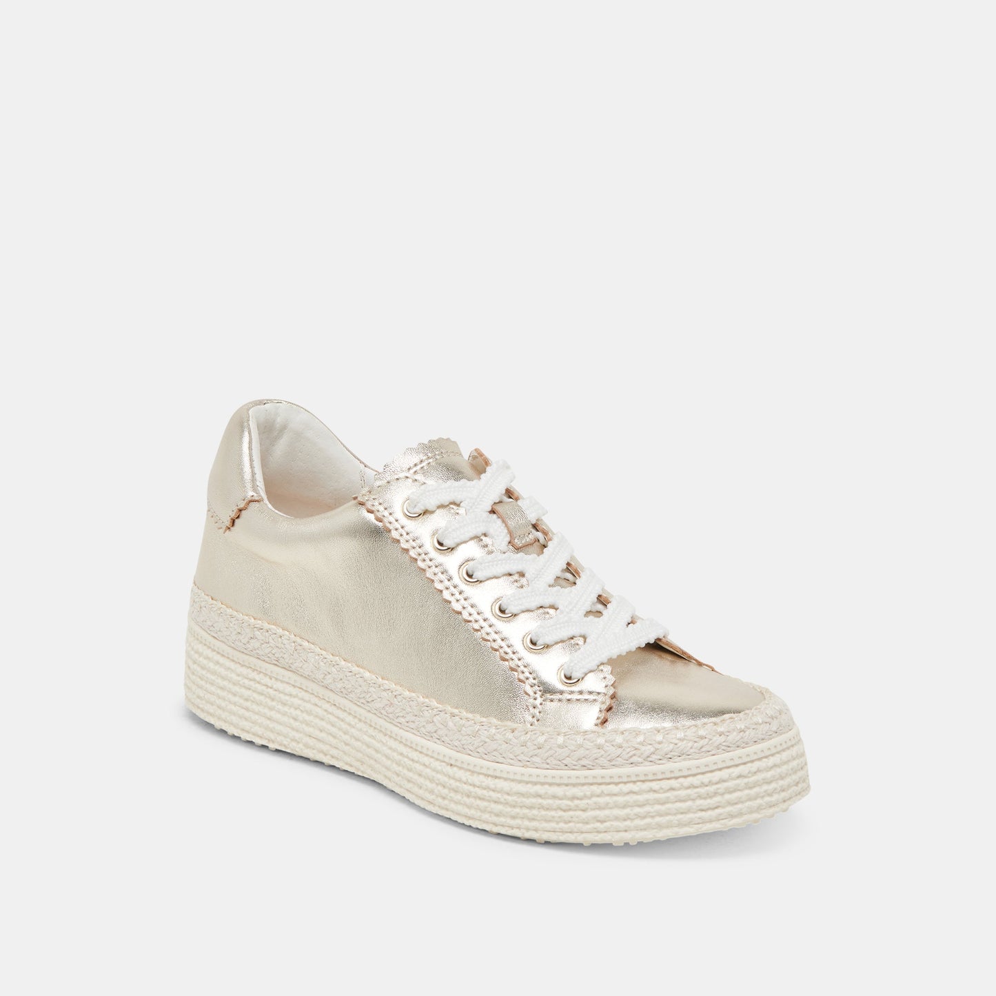 LENNIX SNEAKERS LIGHT GOLD METALLIC LEATHER Dolce Vita