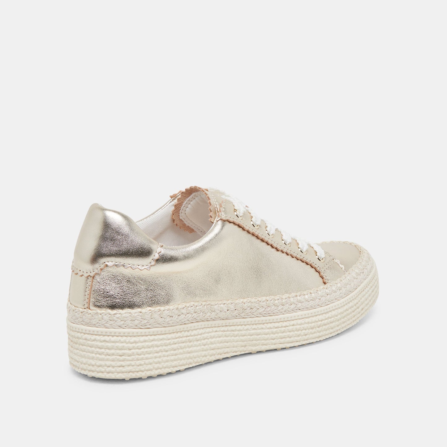 LENNIX SNEAKERS LIGHT GOLD METALLIC LEATHER Dolce Vita