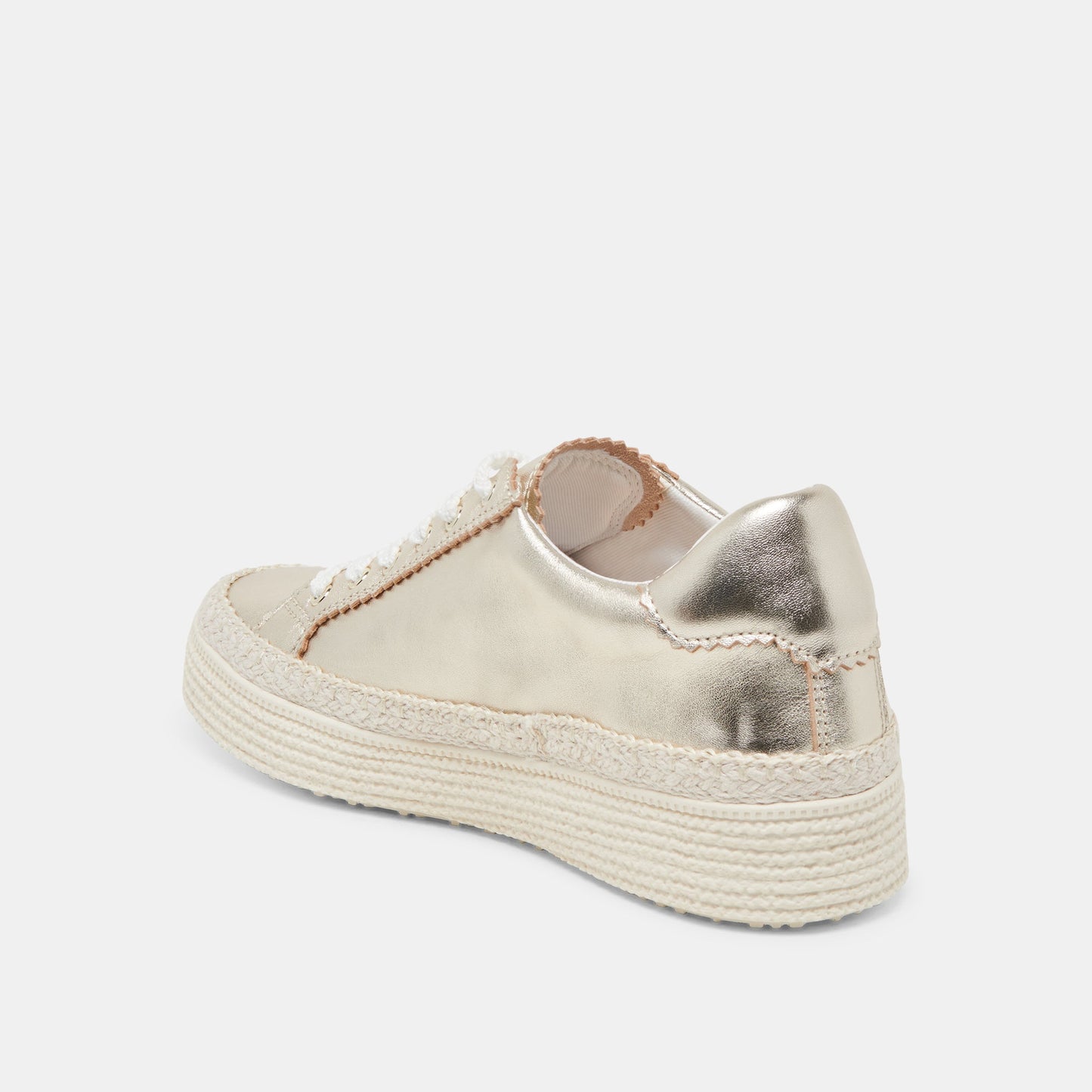 LENNIX SNEAKERS LIGHT GOLD METALLIC LEATHER Dolce Vita