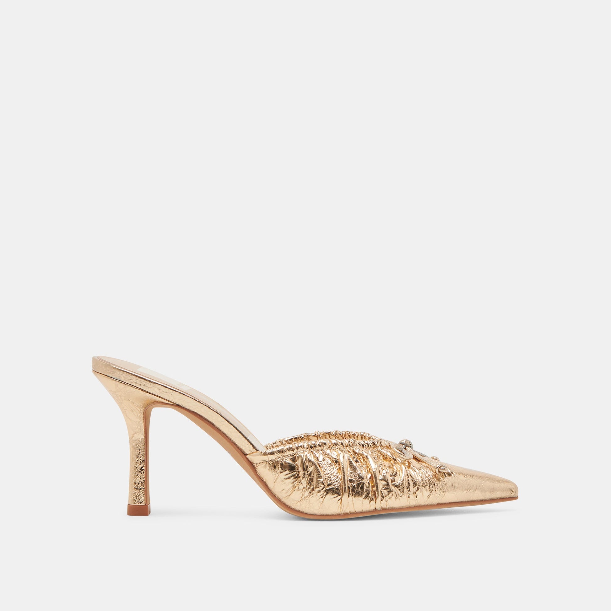 KAIRI HEELS GOLD DISTRESSED LEATHER Dolce Vita