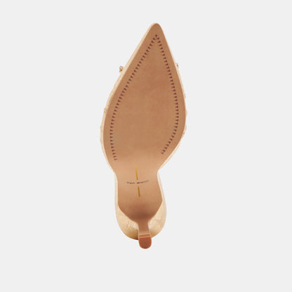 KAIRI HEELS GOLD DISTRESSED LEATHER Dolce Vita