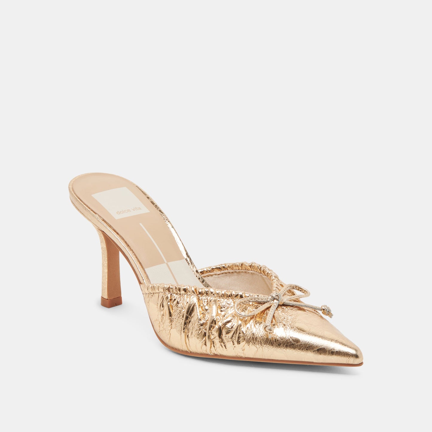 KAIRI HEELS GOLD DISTRESSED LEATHER Dolce Vita