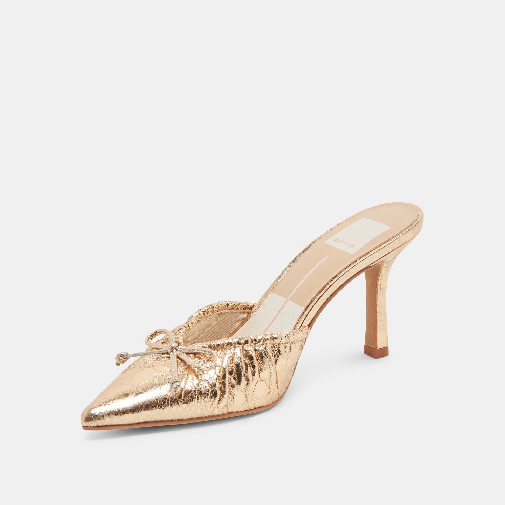 KAIRI HEELS GOLD DISTRESSED LEATHER Dolce Vita