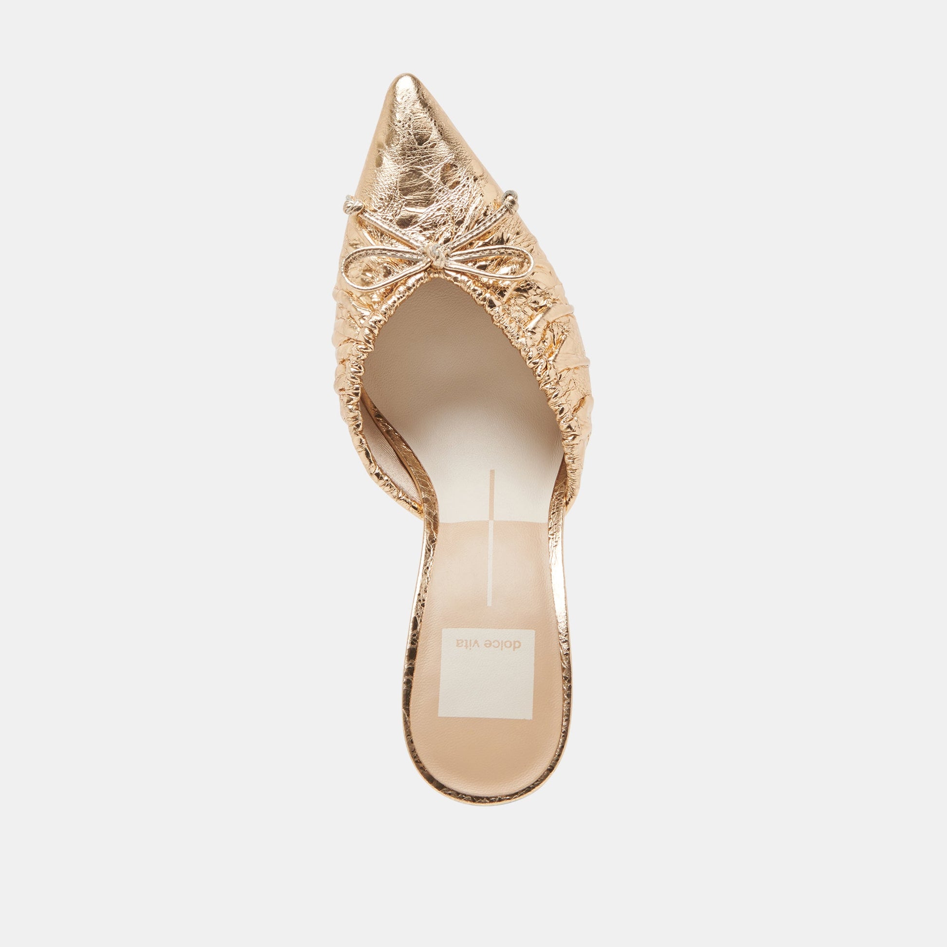 KAIRI HEELS GOLD DISTRESSED LEATHER Dolce Vita