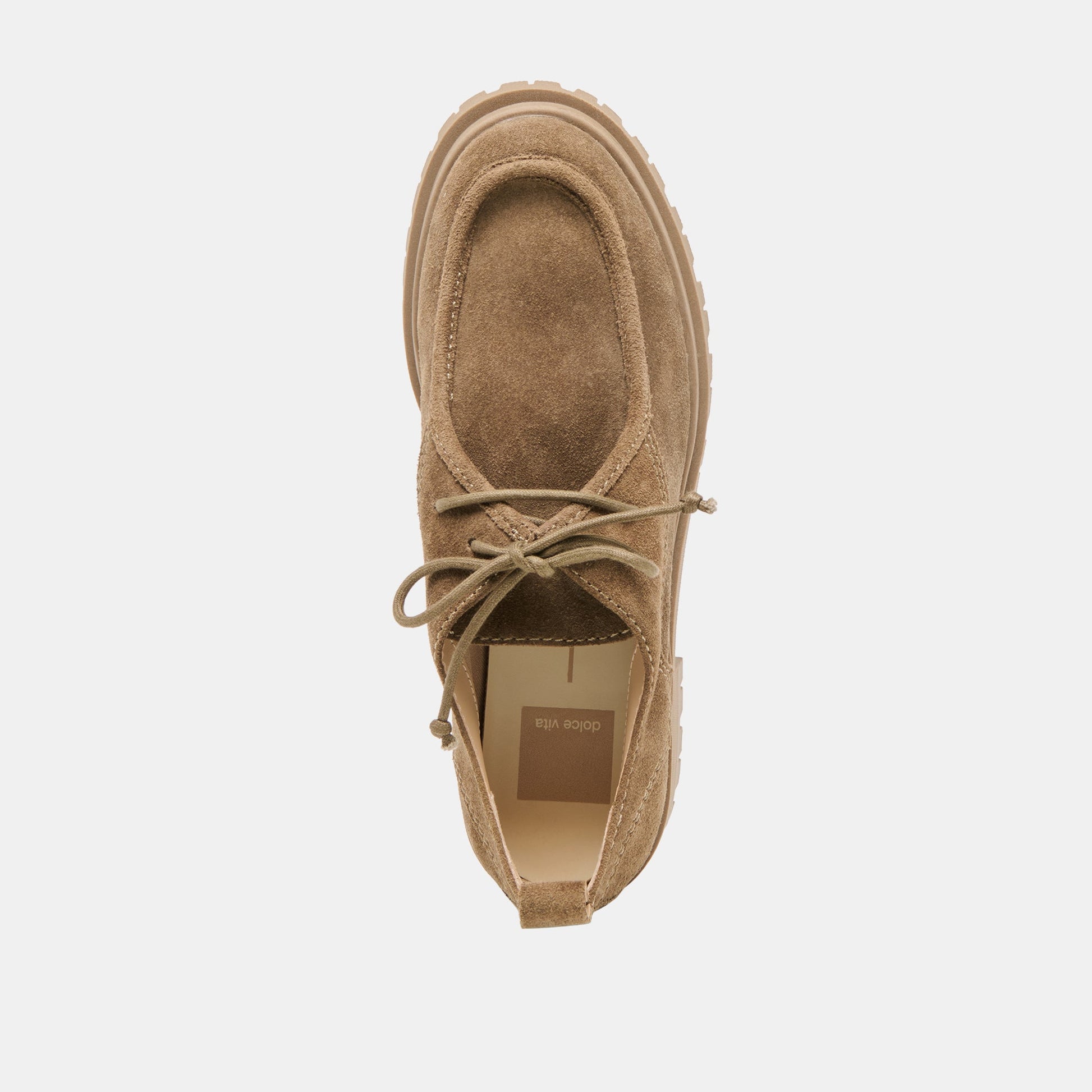 Milza Olive Suede Loafers Dolce Vita