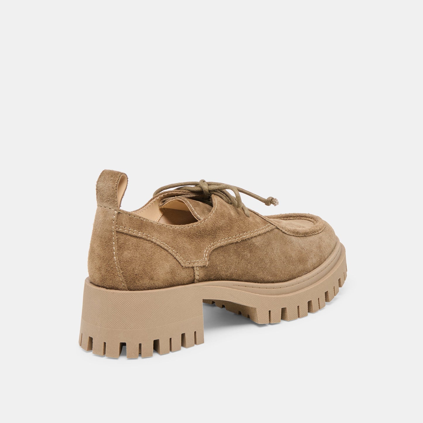 Milza Olive Suede Loafers Dolce Vita