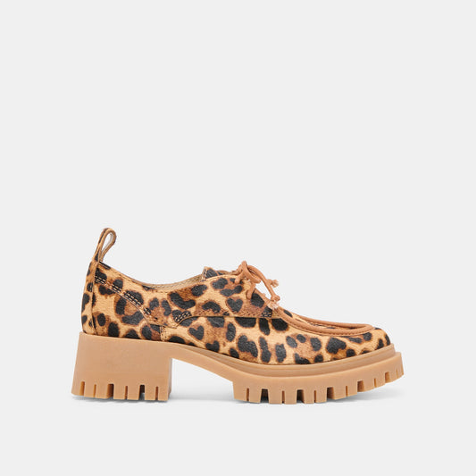 Milza Dk Leopard Calf Hair Loafers Dolce Vita