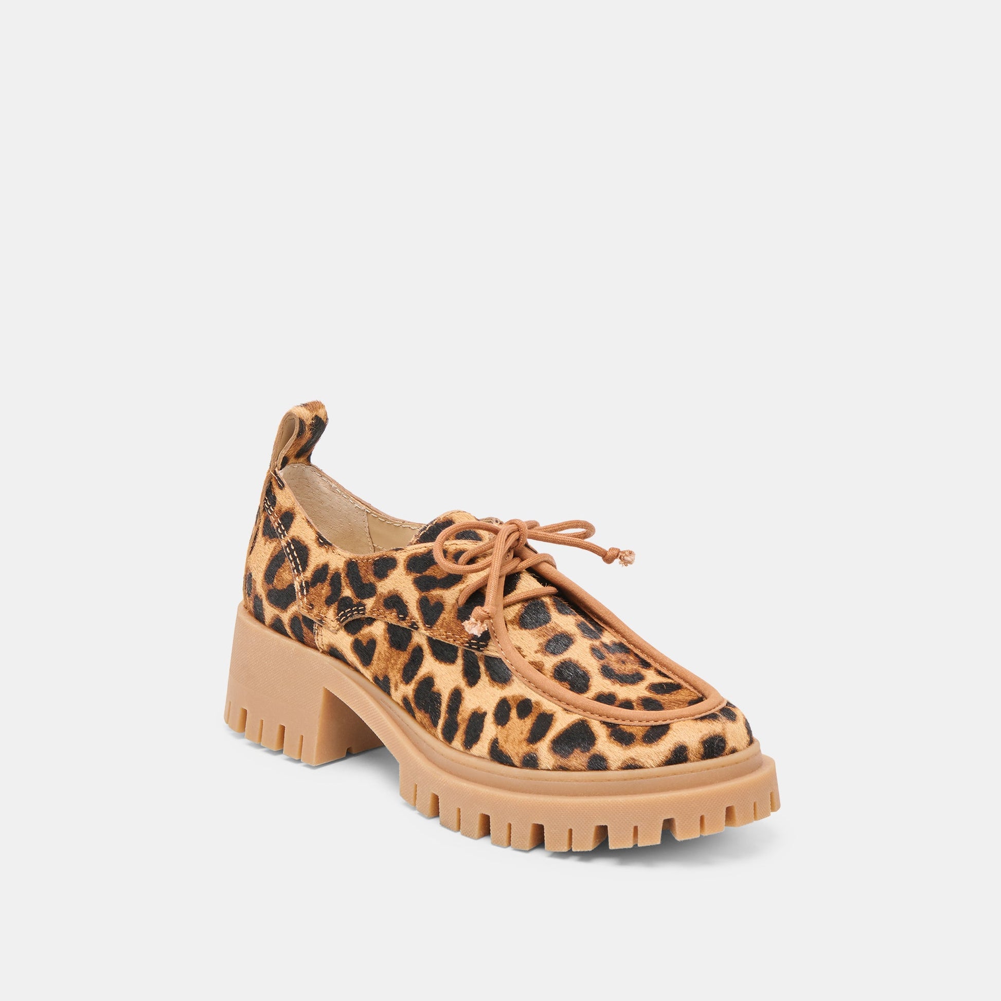 Milza Dk Leopard Calf Hair Loafers Dolce Vita