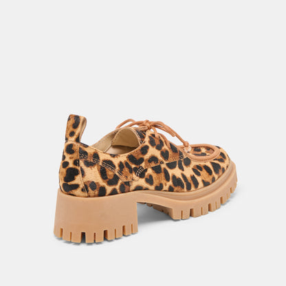 Milza Dk Leopard Calf Hair Loafers Dolce Vita