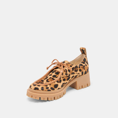 Milza Dk Leopard Calf Hair Loafers Dolce Vita