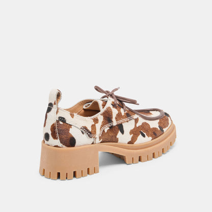 Milza Cocoa Calf Hair Loafers Dolce Vita
