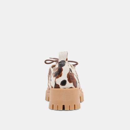 Milza Cocoa Calf Hair Loafers Dolce Vita