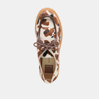 Milza Cocoa Calf Hair Loafers Dolce Vita