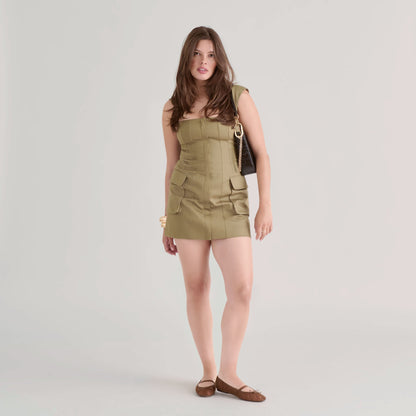 Raeven Mid Brown Tulle Ballet Flats Dolce Vita