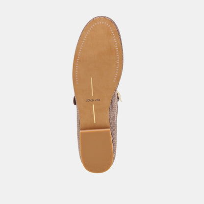 RELAN BALLET FLATS WALNUT RAFFIA Dolce Vita