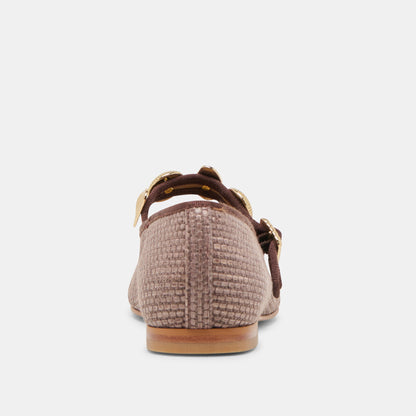 RELAN BALLET FLATS WALNUT RAFFIA Dolce Vita