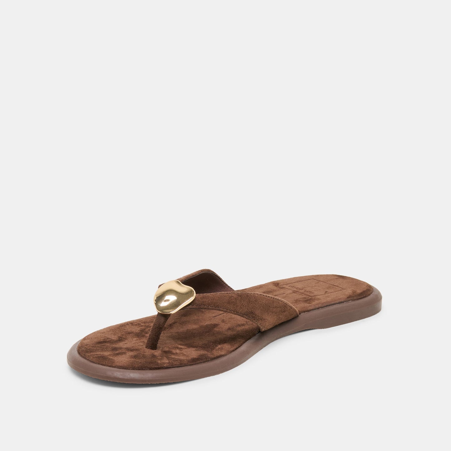 Jaina Dk Brown Suede Sandals Dolce Vita