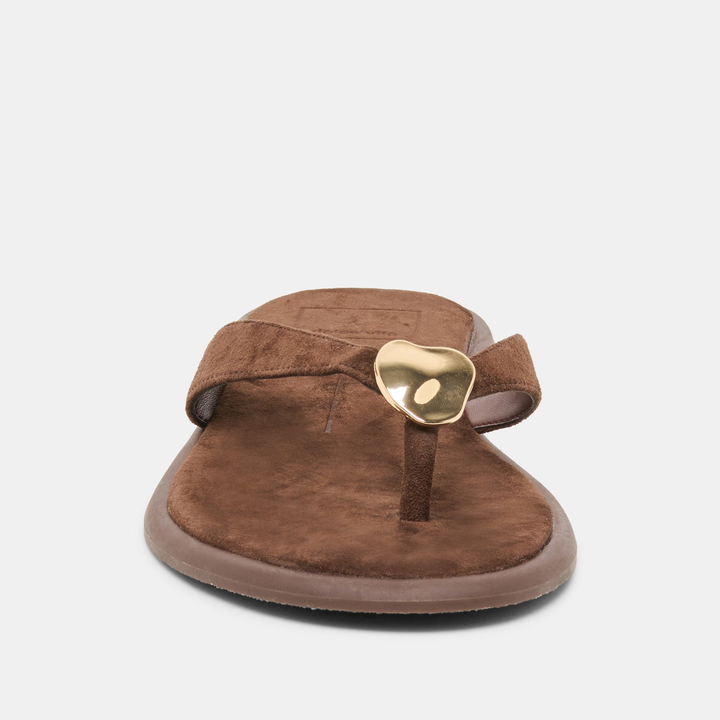 Jaina Dk Brown Suede Sandals Dolce Vita