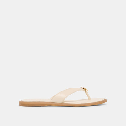 Jaina Bone Leather Sandals Dolce Vita