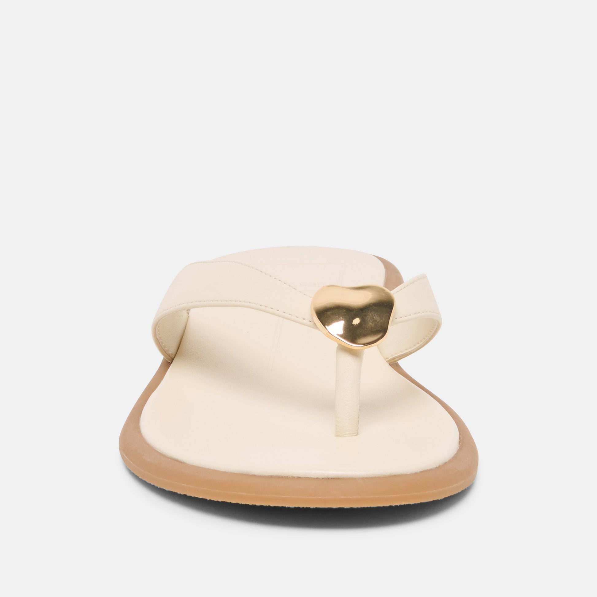 Jaina Bone Leather Sandals Dolce Vita