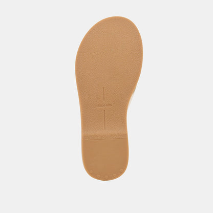 Jaina Bone Leather Sandals Dolce Vita