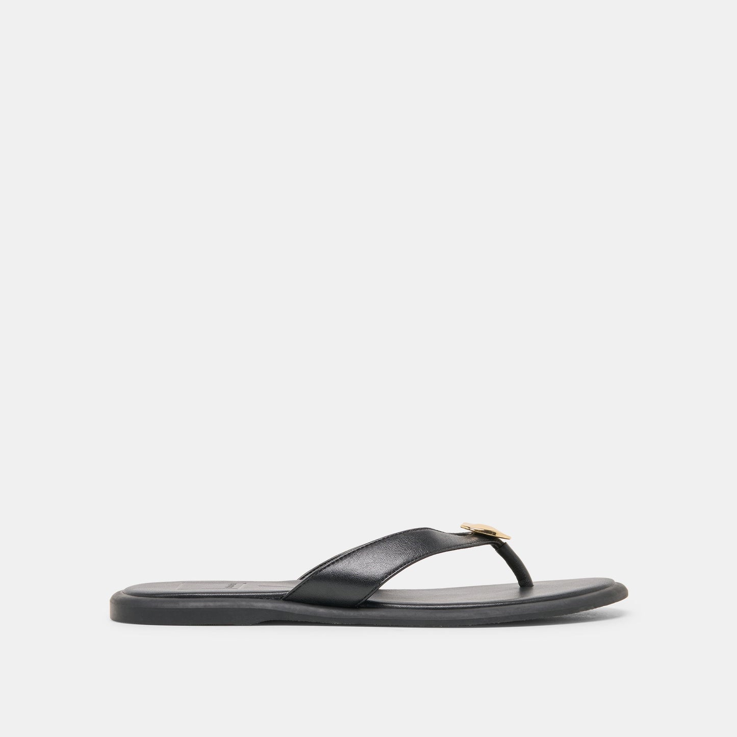 Jaina Black Leather Sandals Dolce Vita