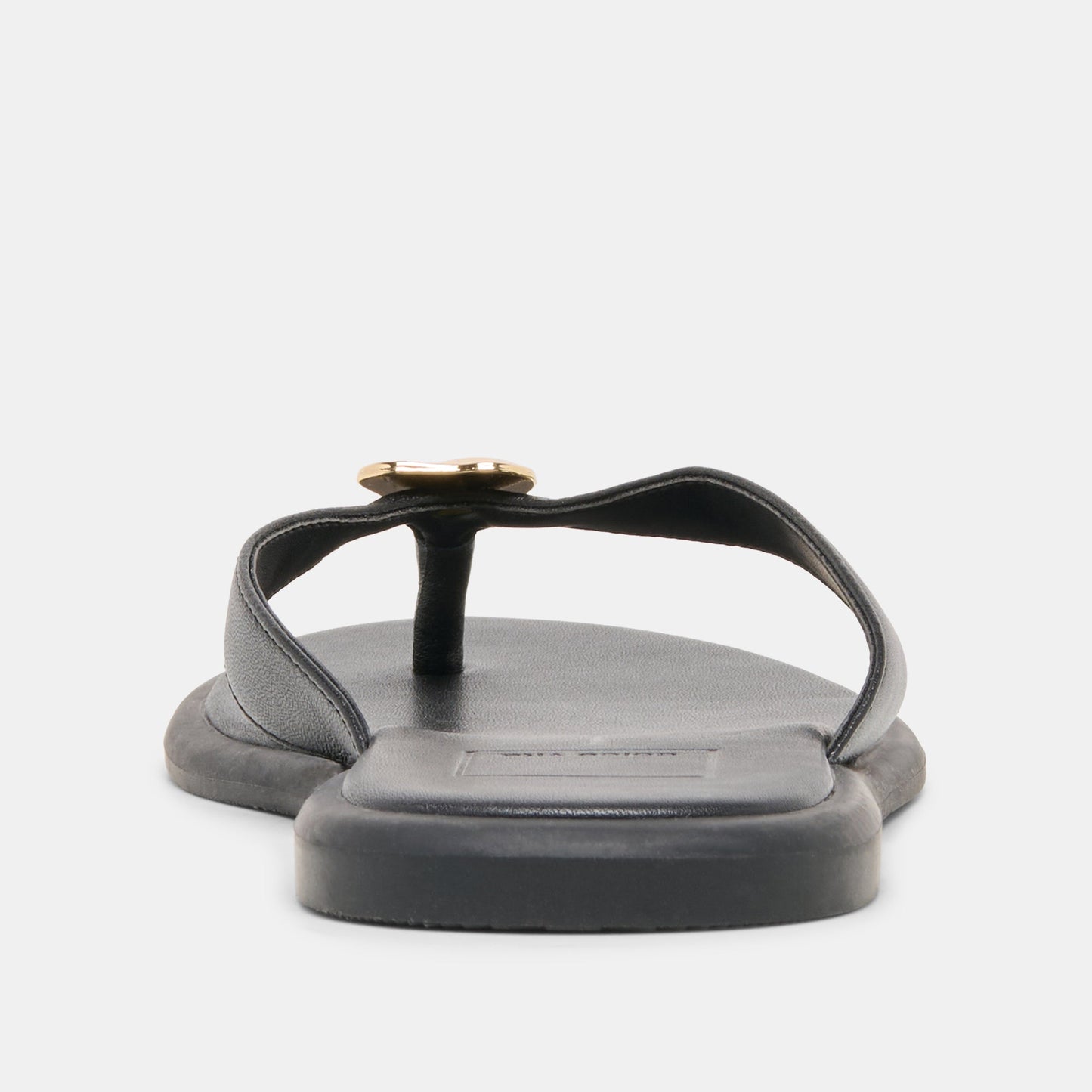 Jaina Black Leather Sandals Dolce Vita