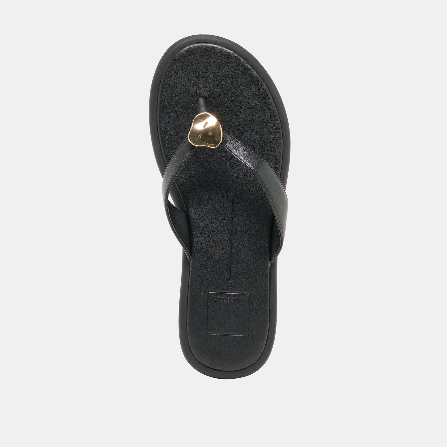 Jaina Black Leather Sandals Dolce Vita