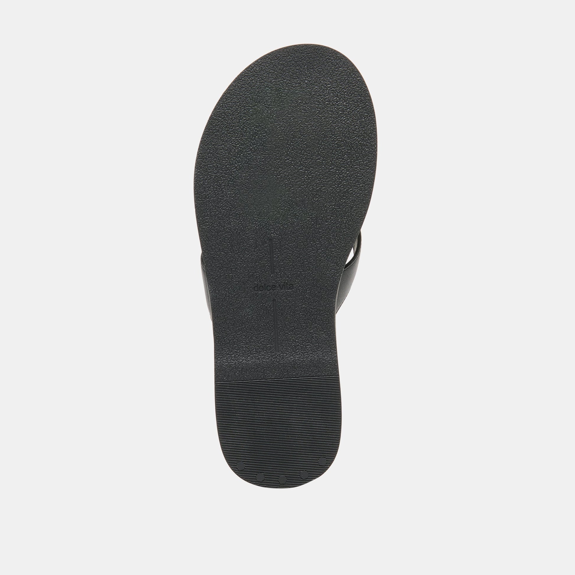 Jaina Black Leather Sandals Dolce Vita