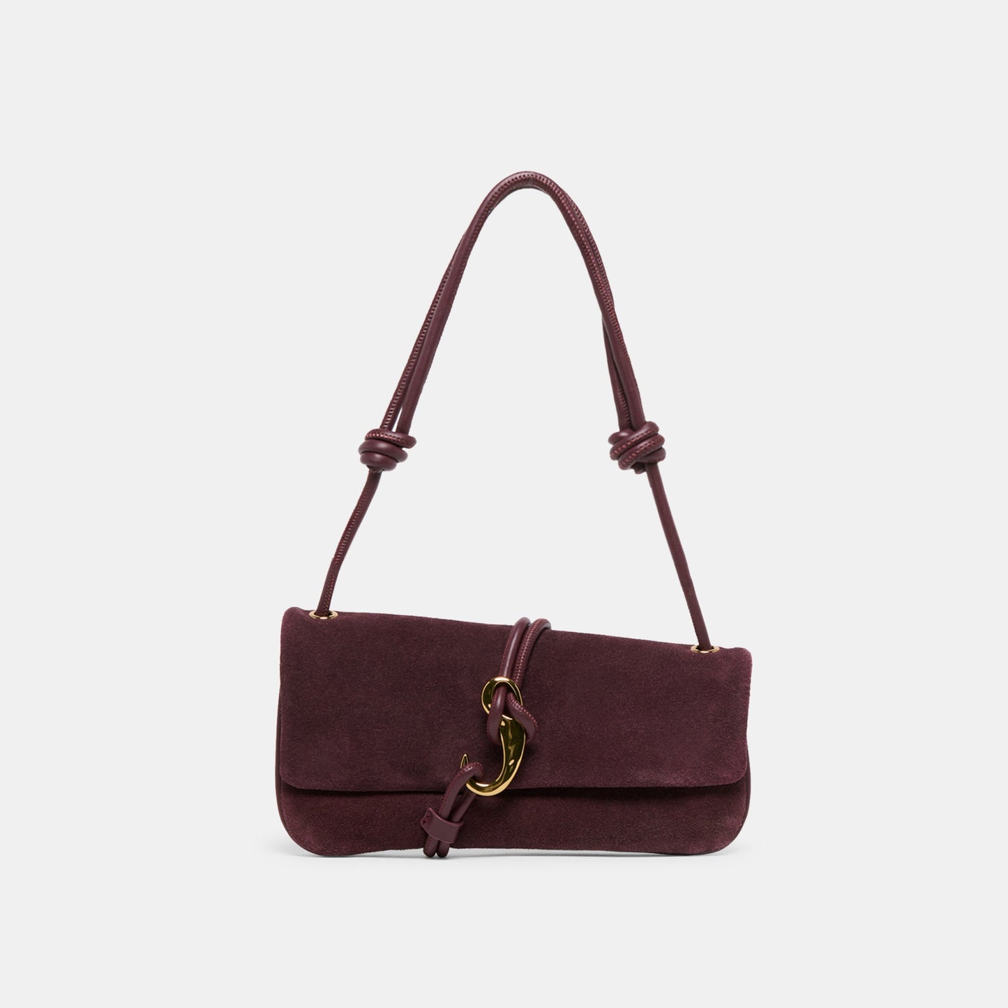 Alice Burgundy Suede Shoulder Bag Dolce Vita