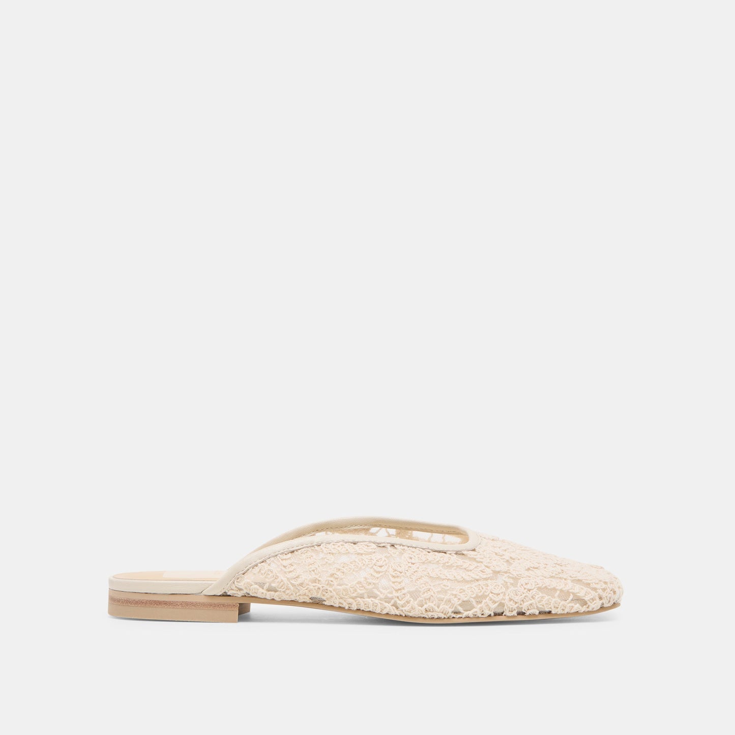 Aubrie Ivory Macrame Mesh Flats Dolce Vita