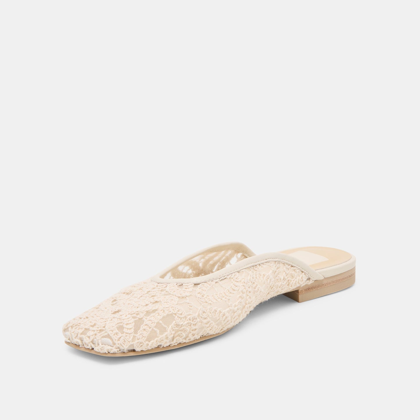 Aubrie Ivory Macrame Mesh Flats Dolce Vita