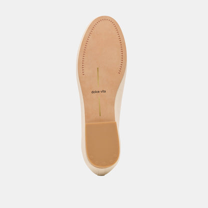 Ritla Bone Leather Ballet Flats Dolce Vita