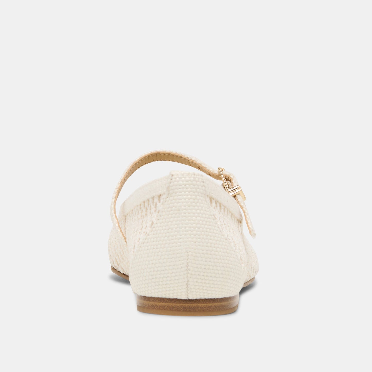 Reyes White Woven Raffia Ballet Flats Dolce Vita