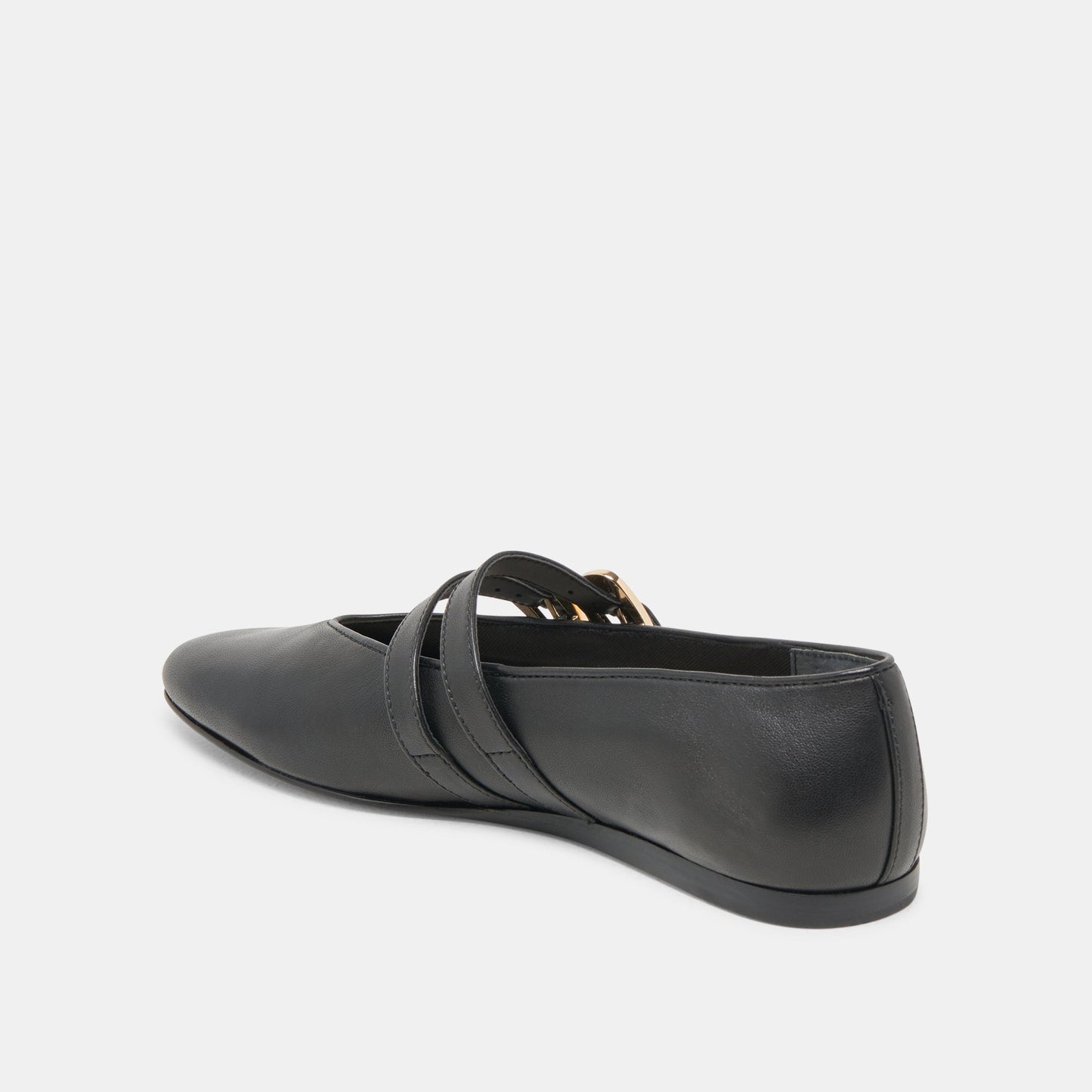 BAYLEE BALLET FLATS BLACK LEATHER Dolce Vita
