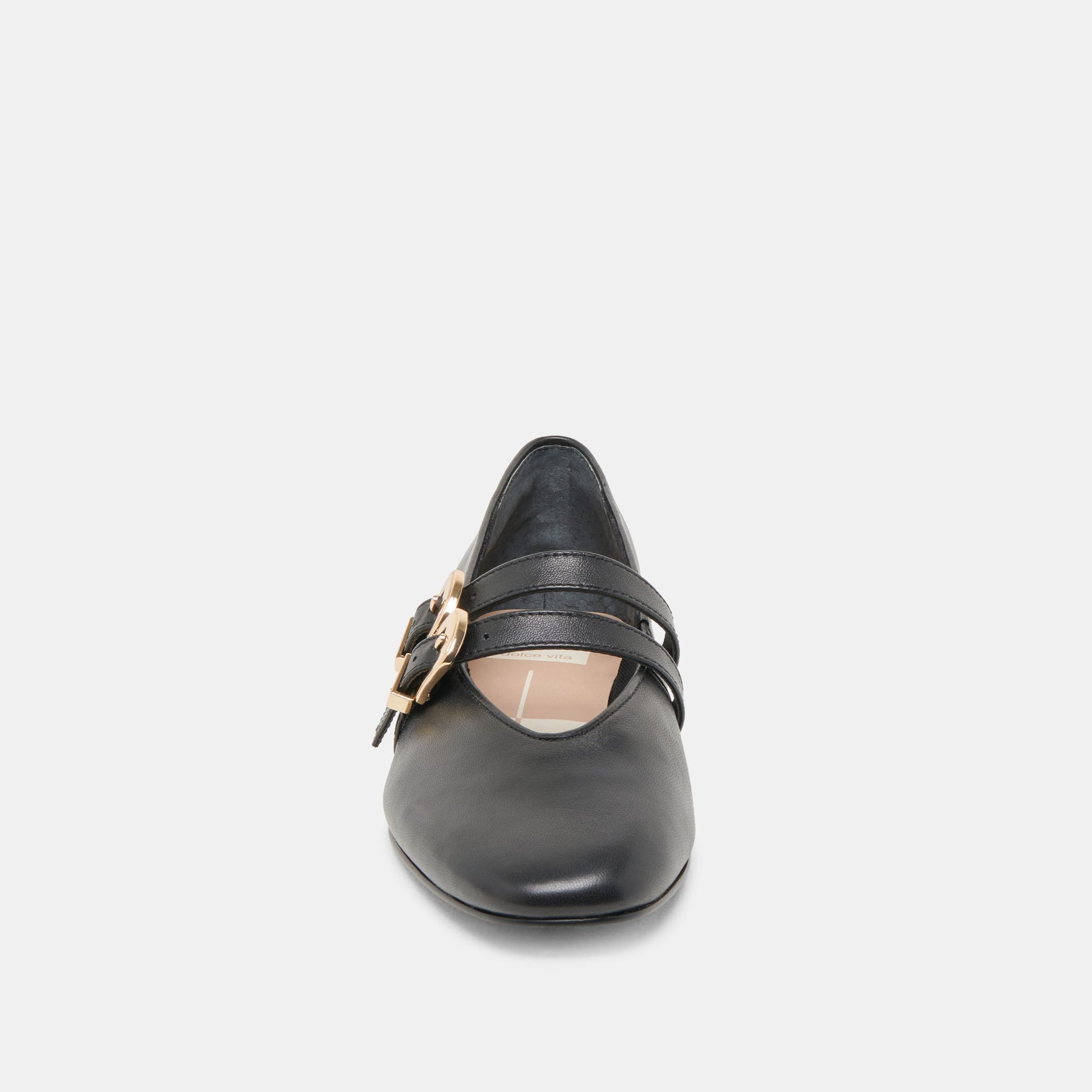 BAYLEE BALLET FLATS BLACK LEATHER Dolce Vita