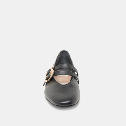 BAYLEE BALLET FLATS BLACK LEATHER Dolce Vita